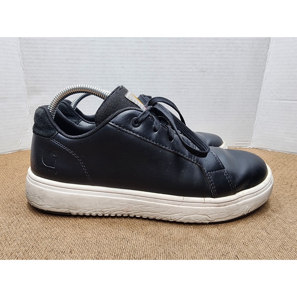 Carhartt Detroit Leather Sneaker Women's 8.5 M Black Athletic Shoes FC2171